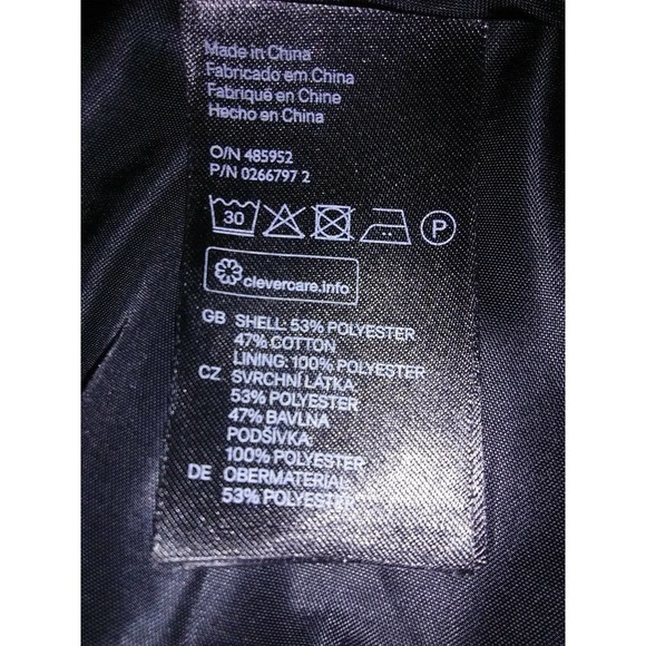 H&M Black White Asymmetrical Career Work Skirt 8 - Picture 5 of 6